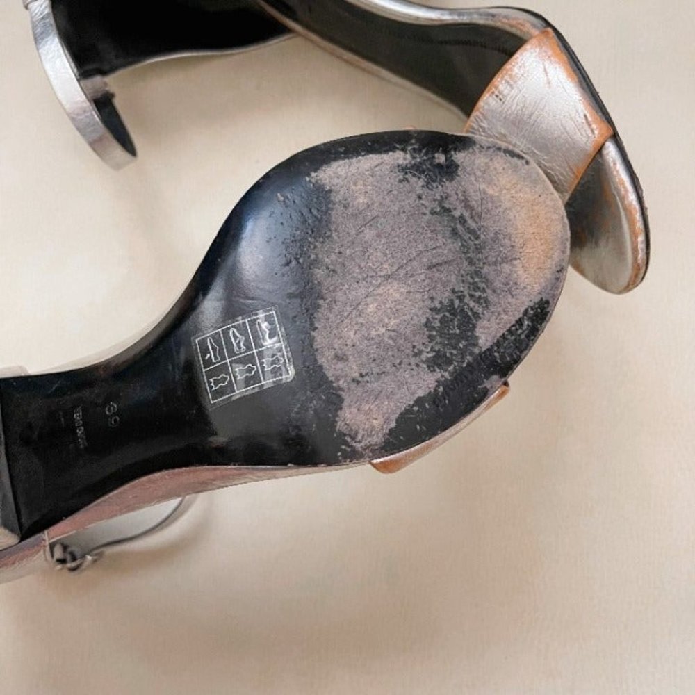 Alexander Wang Abby Silver Sandals - Picture 8 of 8